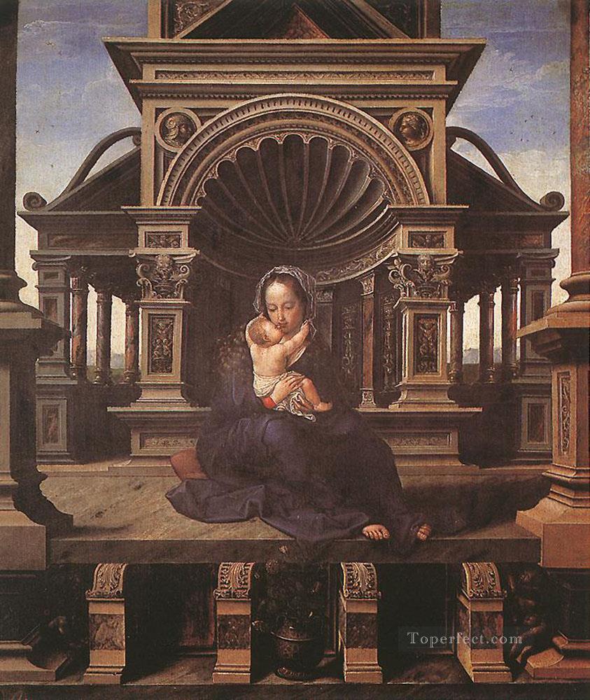 Virgin of Louvain Jan Mabuse Oil Paintings